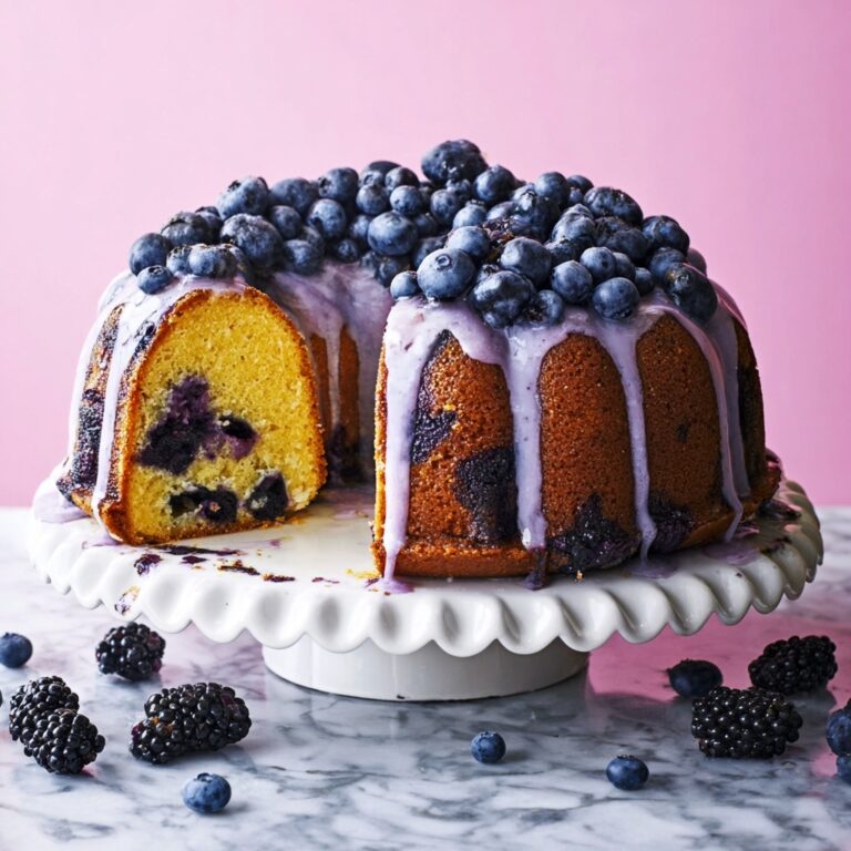 Blueberry Breakfast Bundt Cake Recipe