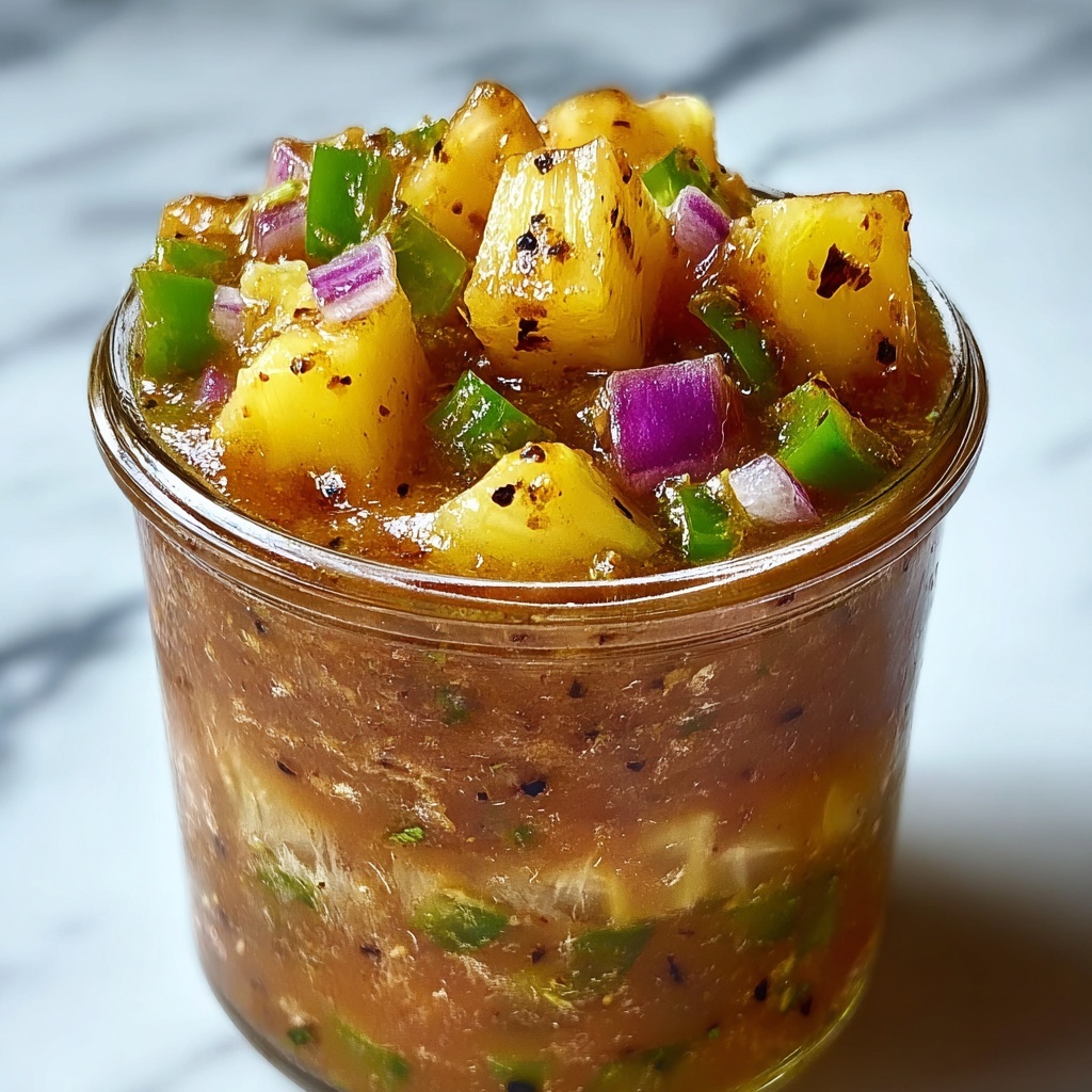 Spicy Pineapple Jalapeño Chutney Recipe - Recipe Image
