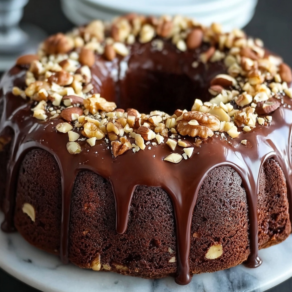 Irresistible Hazelnut Bundt Cake with Rich Espresso Glaze Recipe - Recipe Image