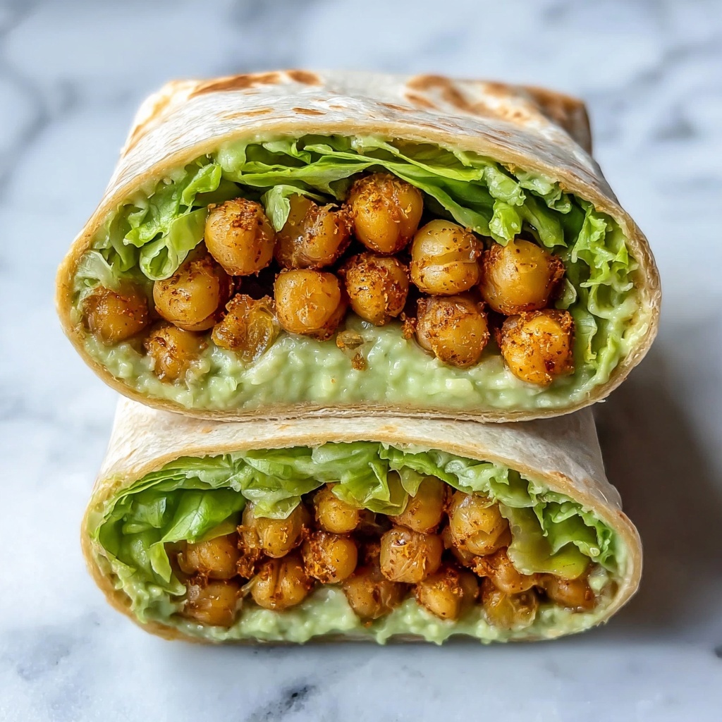 Crunchy Chickpea Caesar Wraps Recipe - Recipe Image