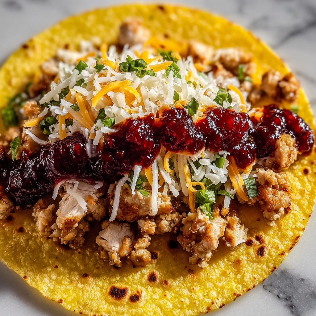 Thanksgiving Leftover Smash Burger Tacos Recipe - Recipe Image