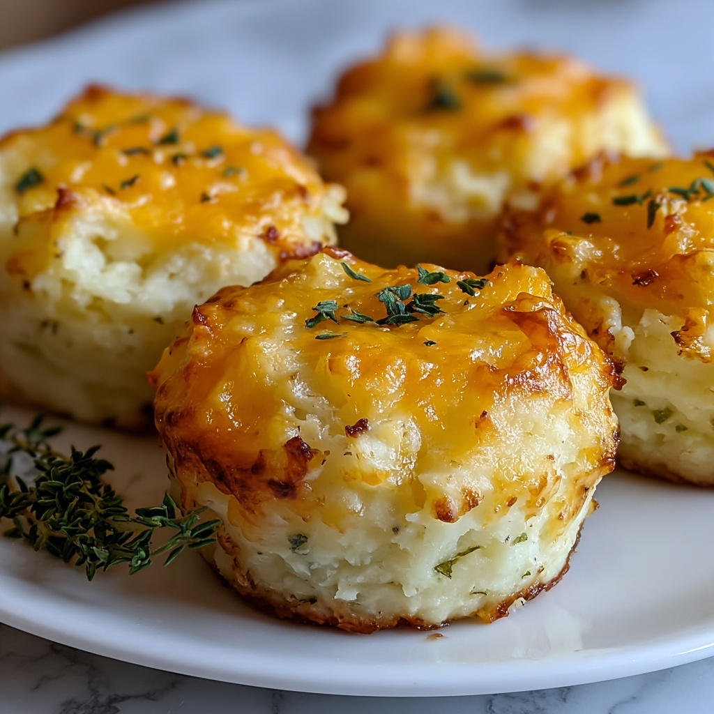Cheesy Mashed Potato Puffs Recipe - Recipe Image