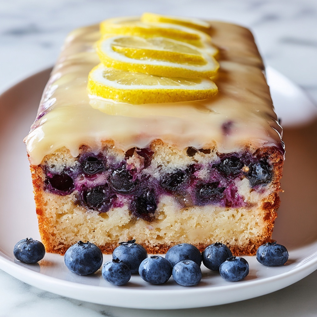 Lemon Blueberry Bread with Lemon Glaze Recipe - Recipe Image