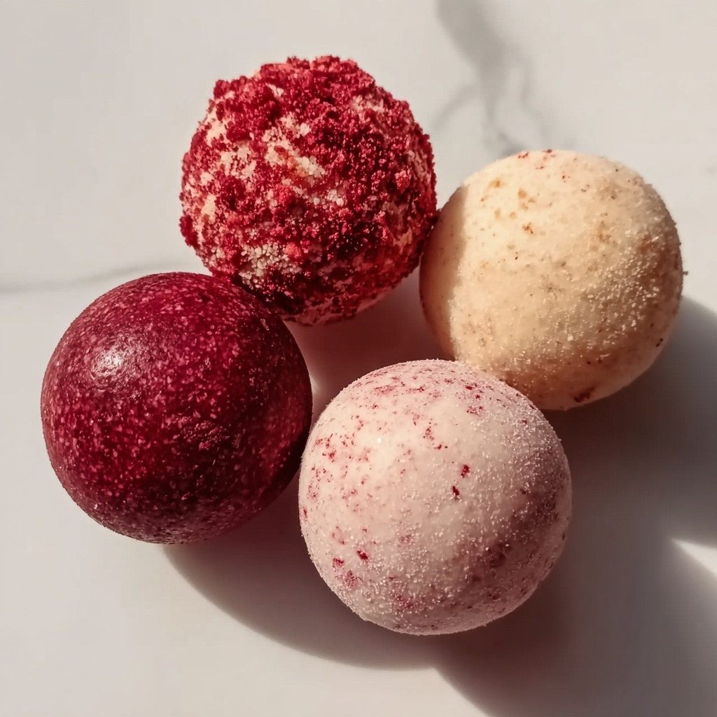 Healthy Strawberry Protein Balls Recipe - Recipe Image