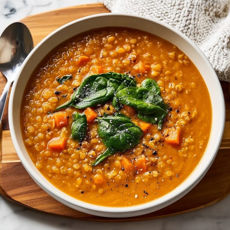 Creamy Red Lentil Soup Recipe
