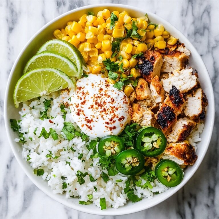 Mexican Street Corn Chicken Rice Bowl Recipe