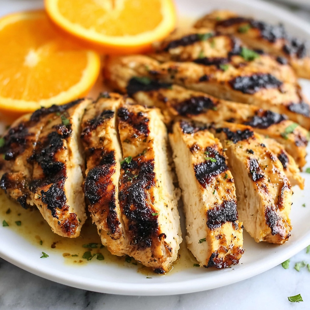 Grilled Orange Honey Chicken Recipe - Recipe Image