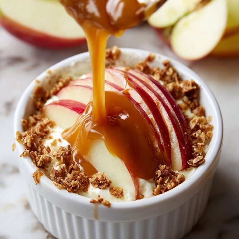 Cream Cheese Caramel Apple Dip with Toffee Bits Recipe