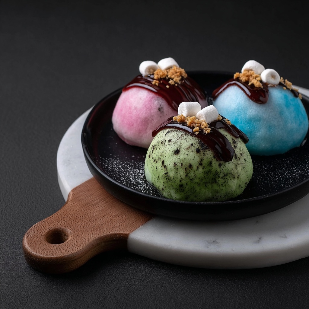 Healthy Guide to Enjoying Traditional Mochi with Red Bean Paste Recipe - Recipe Image