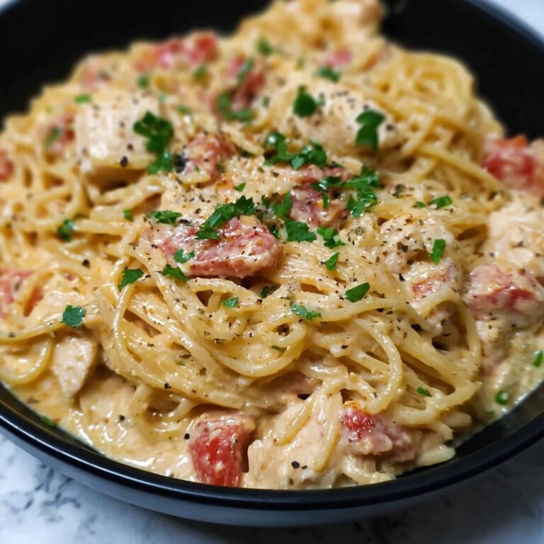 Easy Crockpot Chicken Spaghetti Recipe