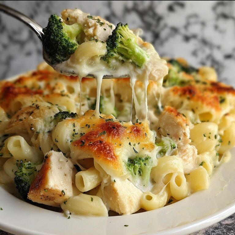 Chicken and Broccoli Alfredo Bake Recipe