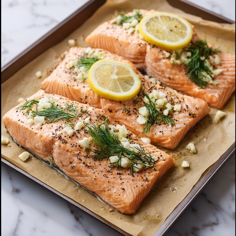 Salmon with Lemon and Dill Recipe