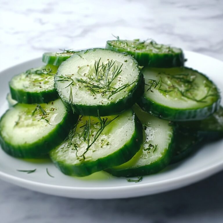 Garlic Dill Cucumbers Recipe