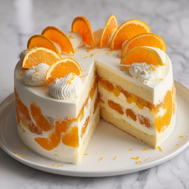 Orange Creamsicle Ice Cream Cake Recipe