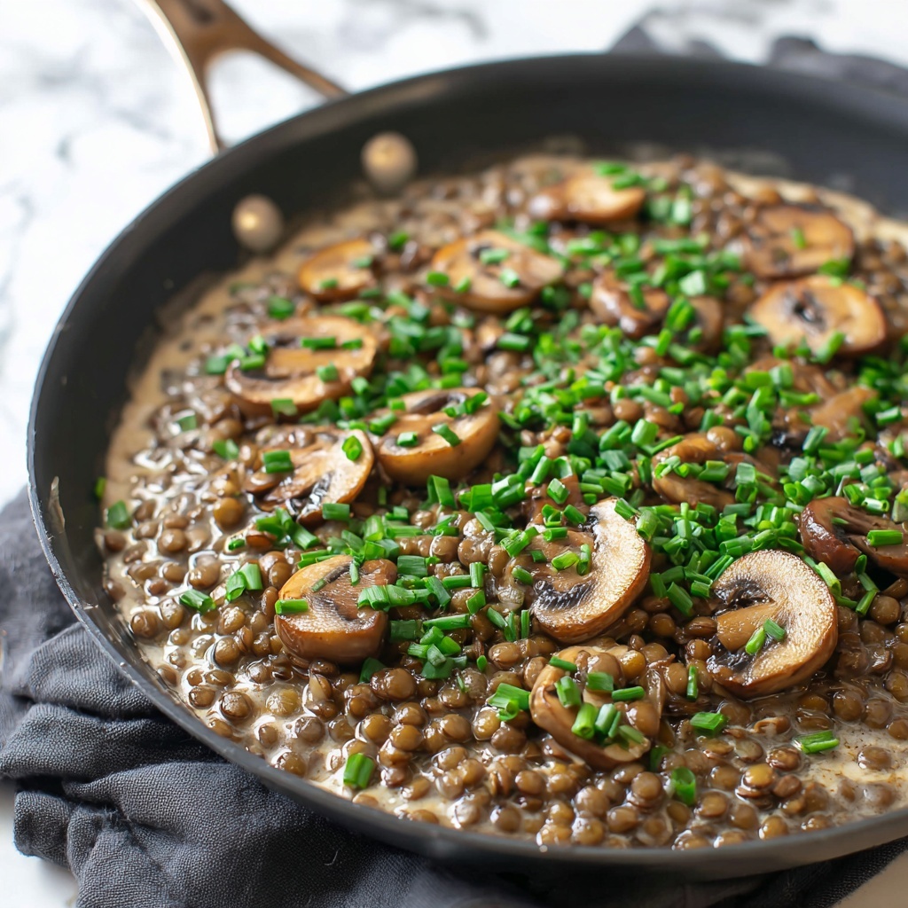 Lentil Mushroom Stroganoff: A Hearty Vegetarian Delight Recipe - Recipe Image
