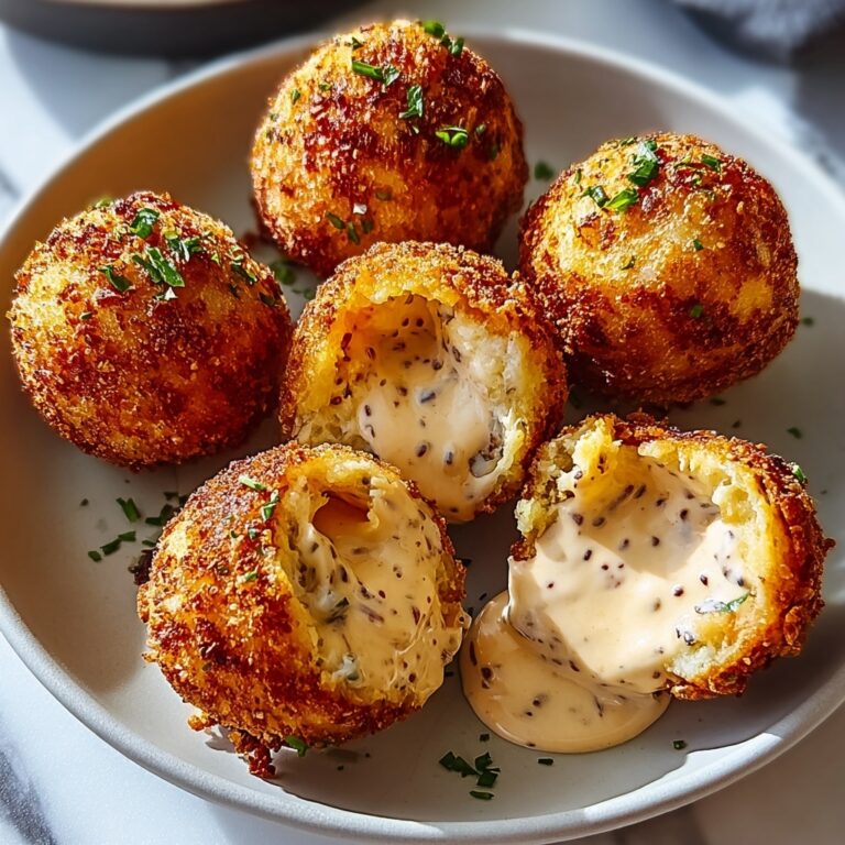 Crispy Reuben Balls with Spicy Thousand Island Dip Recipe