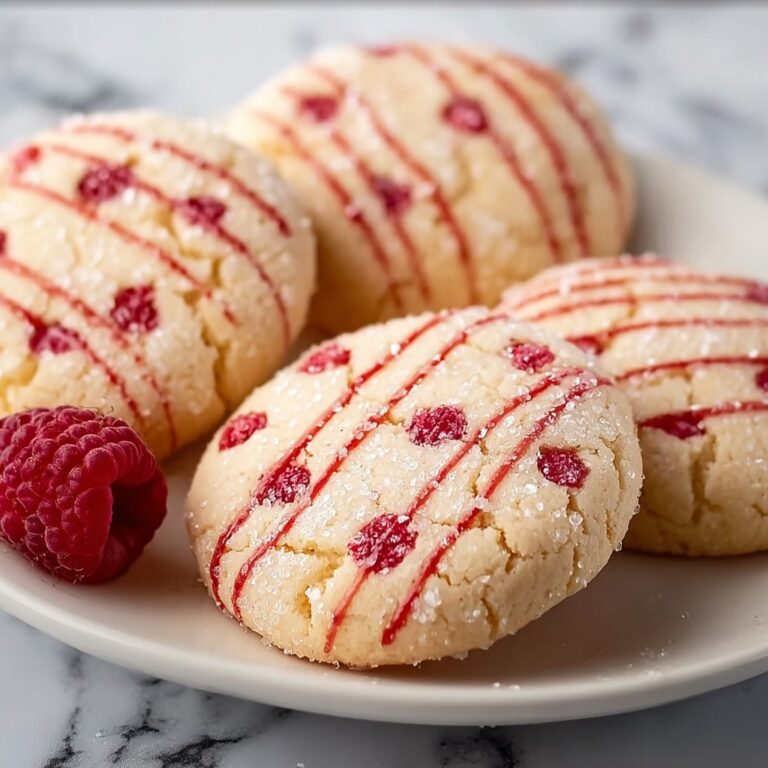 Raspberry Sugar Cookies with Cream Cheese and Chocolate Drizzle Recipe