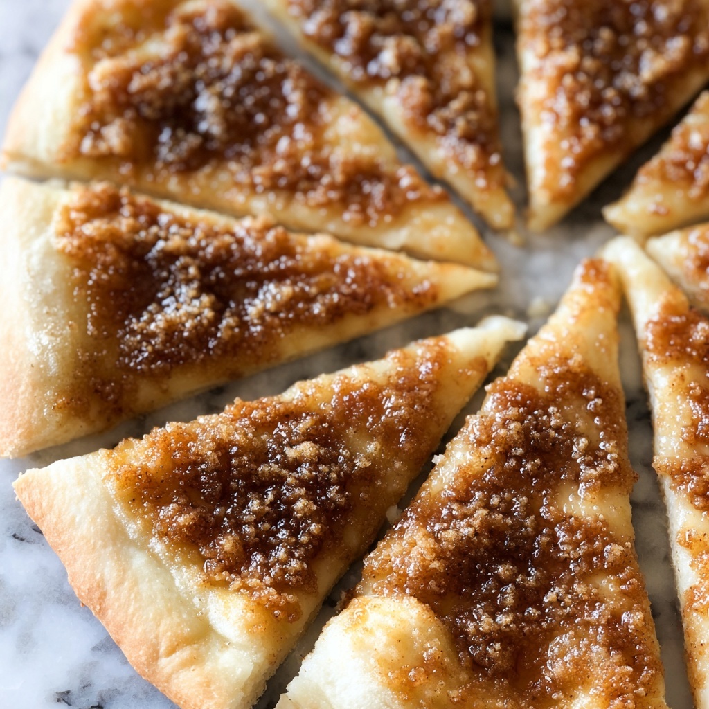 Cinnamon-Sugar Crescent Roll Pizza with Glaze Recipe - Recipe Image