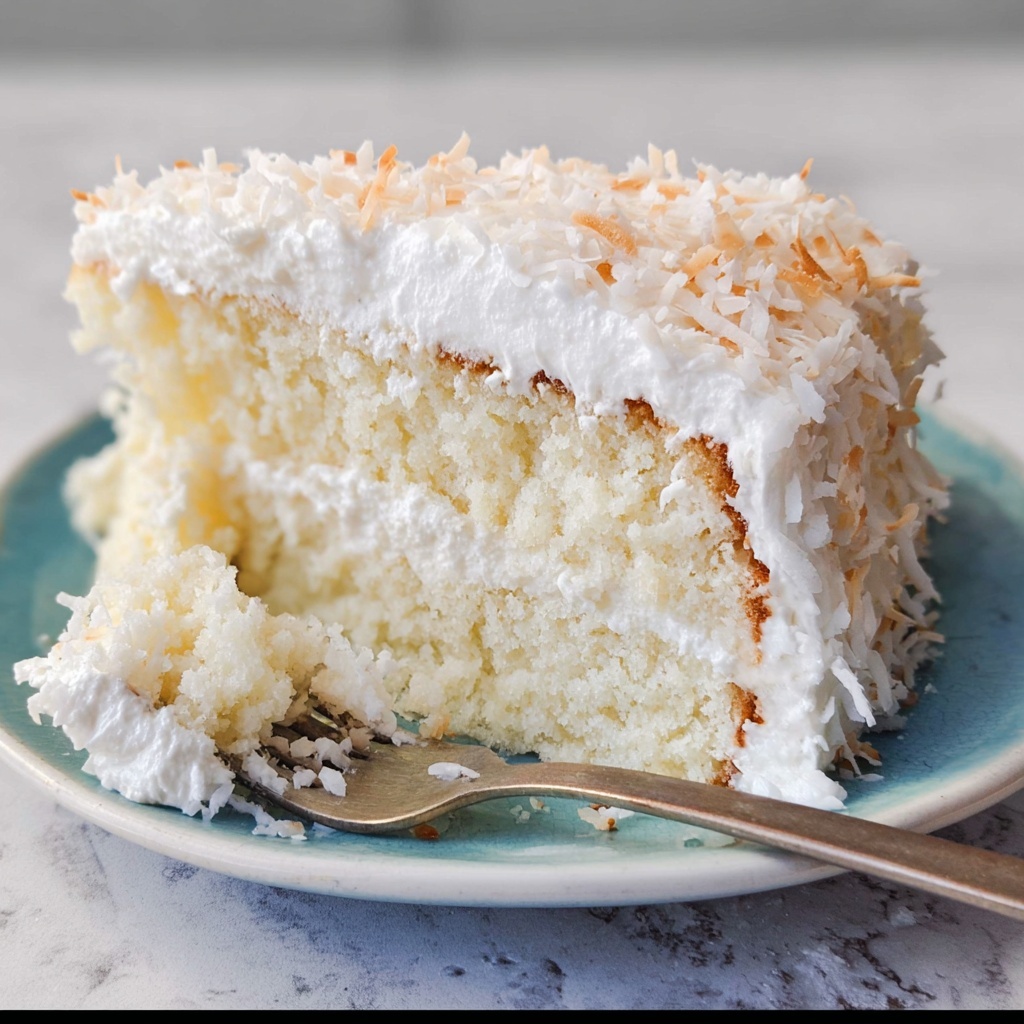 Coconut Cloud Cake Recipe - Recipe Image