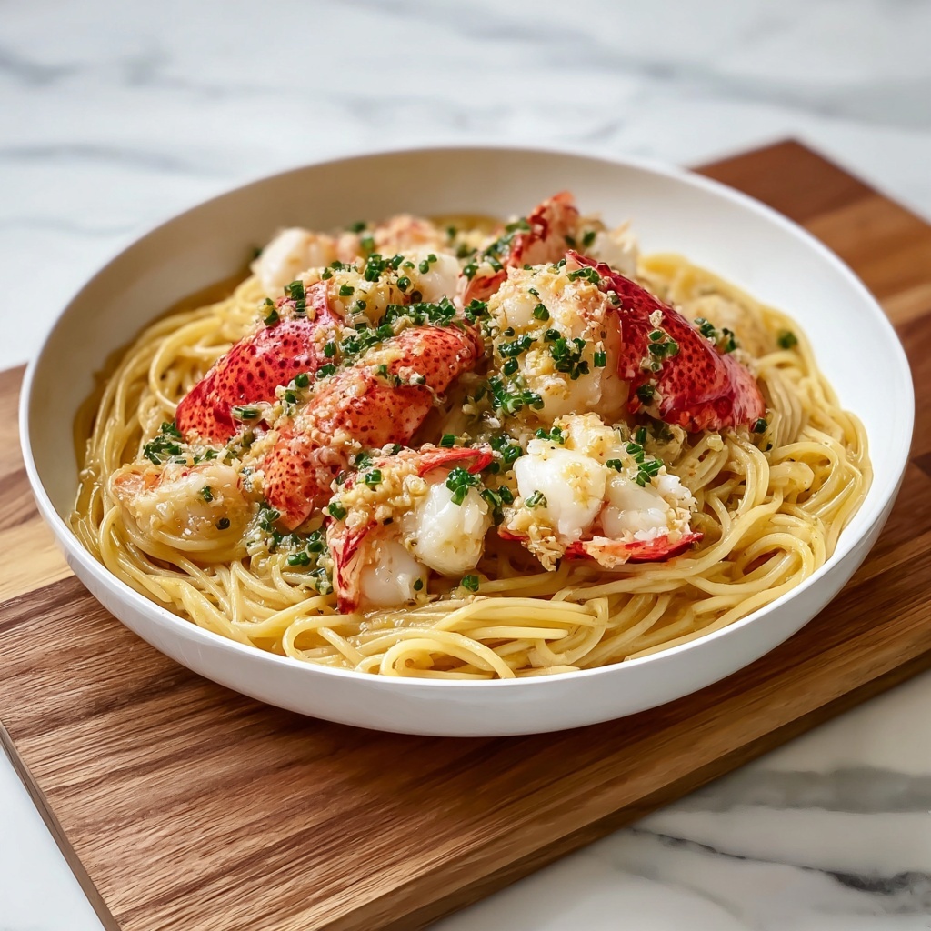 Butterened Lobster Pasta Recipe - Recipe Image