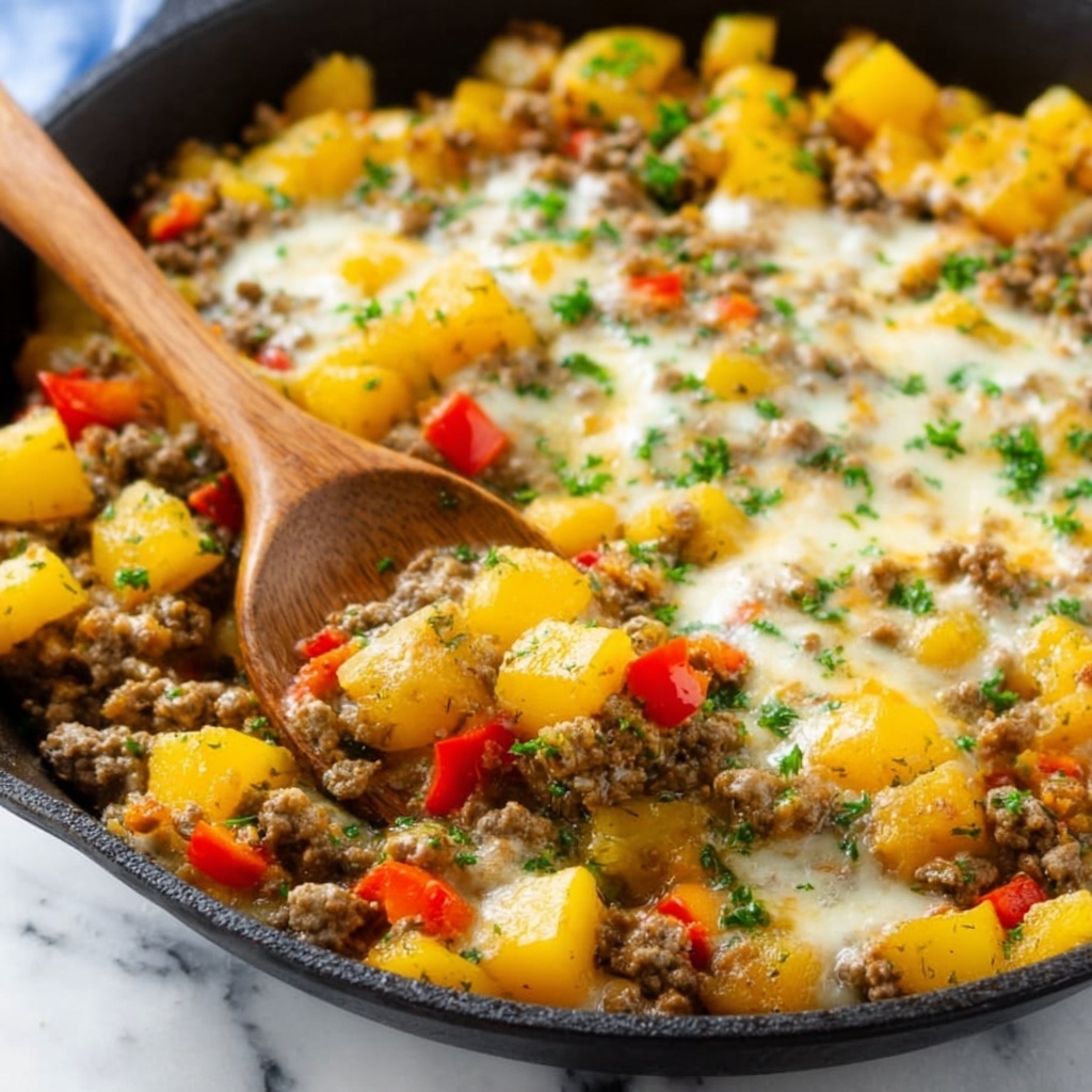 Mexican Ground Beef and Potato Skillet Recipe - Recipe Image