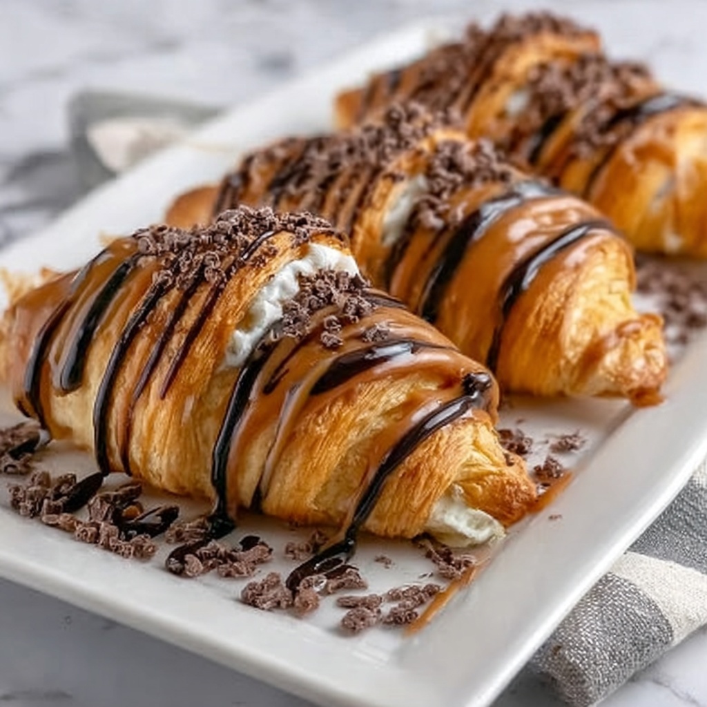 Irresistible Chocolate Cream Cheese Danish Recipe - Recipe Image