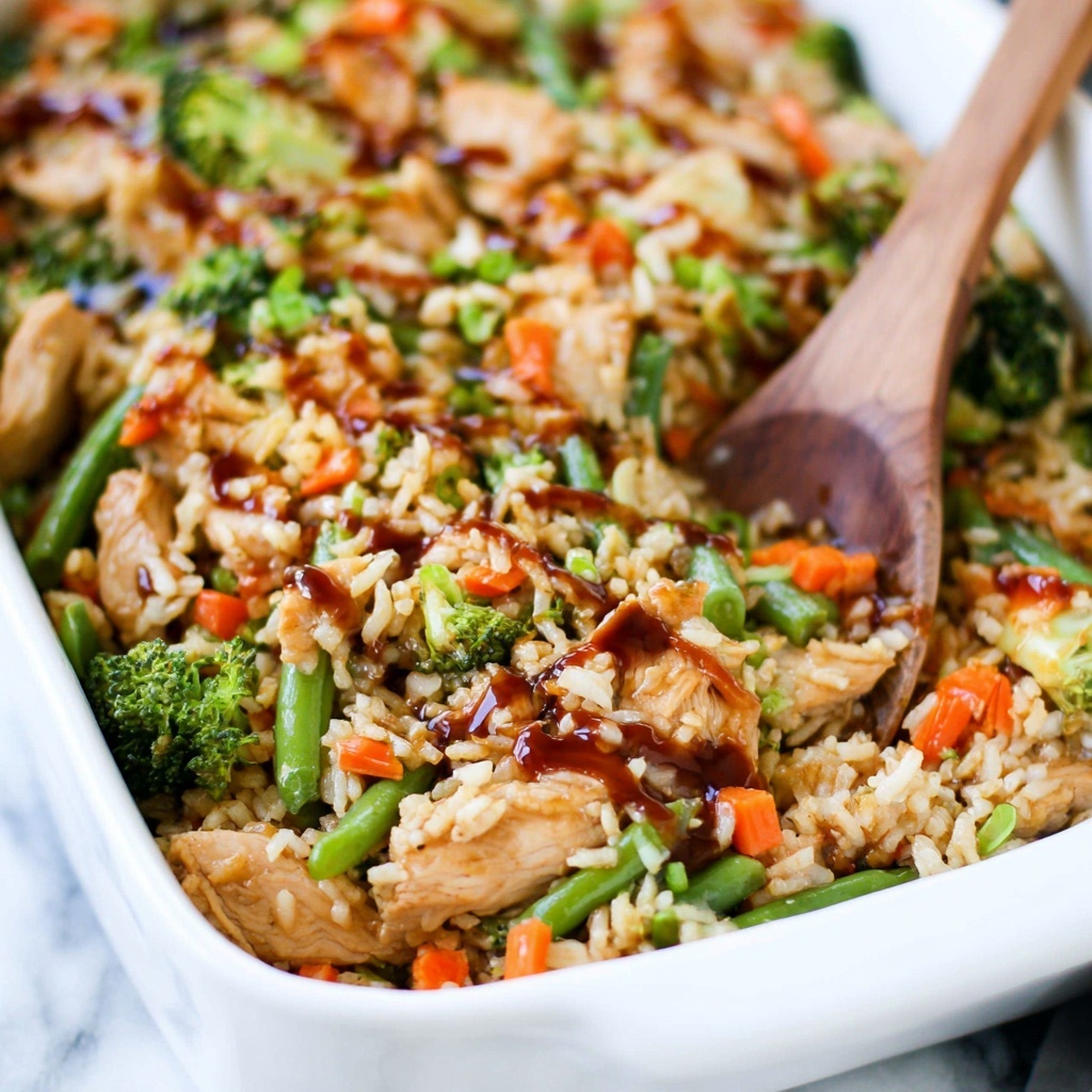 Teriyaki Chicken Casserole Recipe - Recipe Image