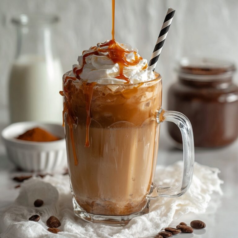 Salted Caramel Iced Coffee Recipe
