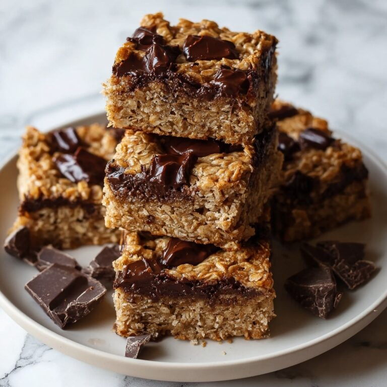 Healthy Chocolate Chip Oatmeal Bars Recipe