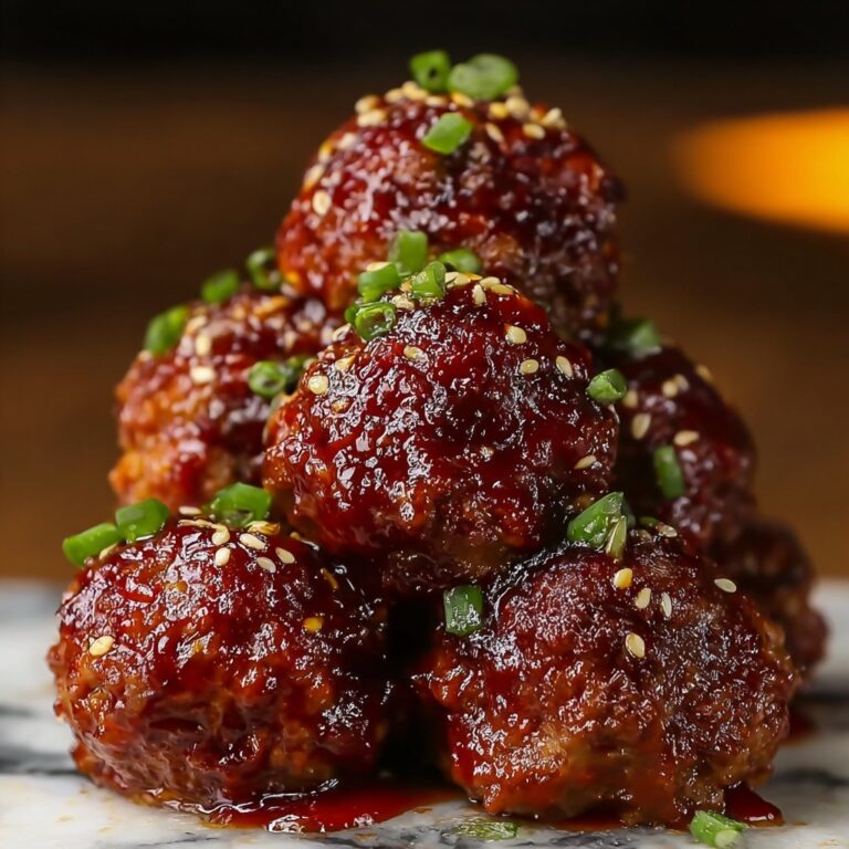 Korean BBQ Meatballs Recipe