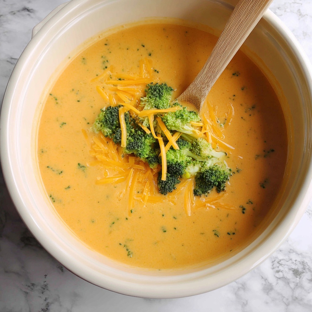 Slow Cooker Broccoli Cheese and Potato Soup Recipe - Recipe Image