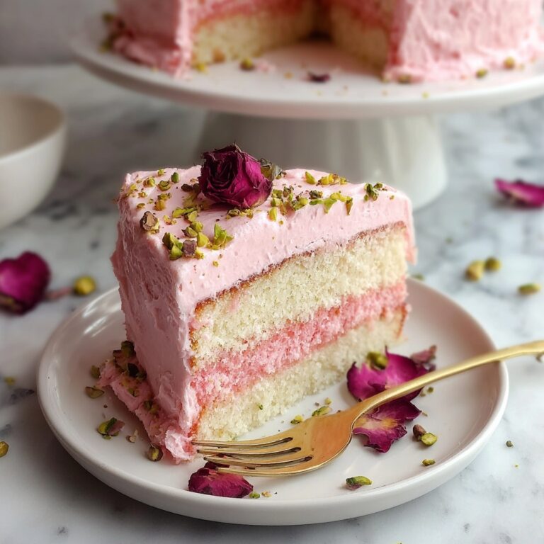 Irresistible Rose Milk Cake Recipe