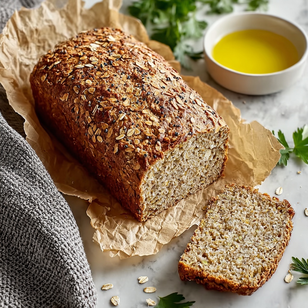 Flourless Oat and Chia Bread: Healthy Homemade & Gluten-Free Recipe - Recipe Image