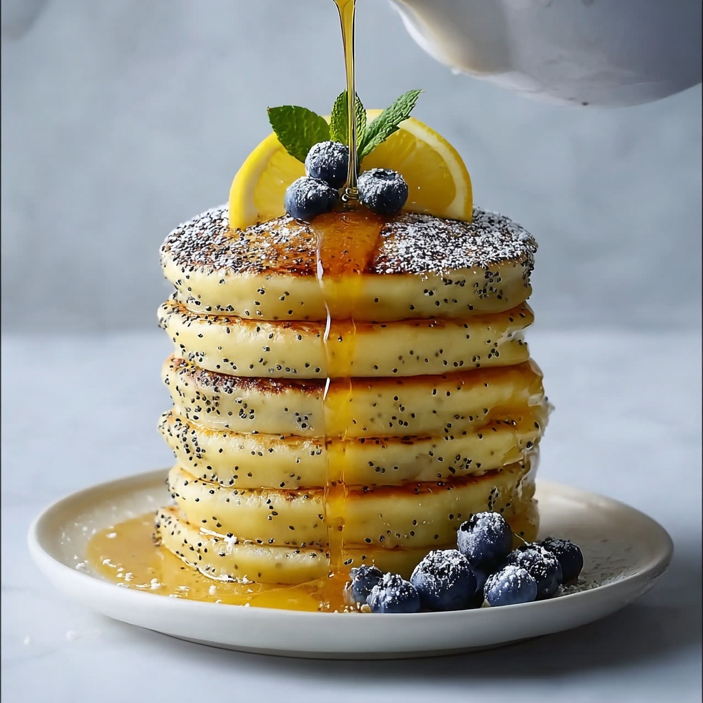Lemon Poppy Seed Pancakes Recipe - Recipe Image