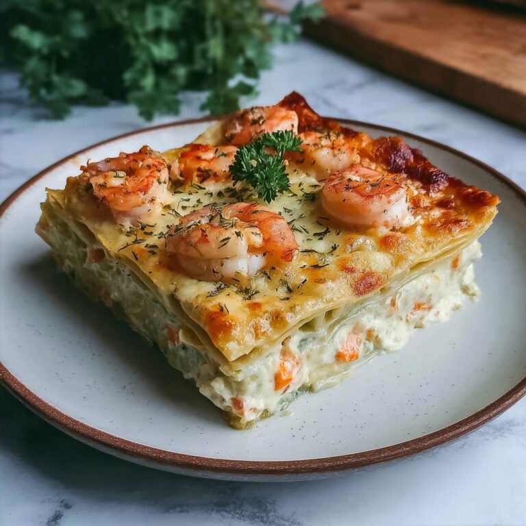 Seafood Lasagna with Shrimp and Crab Recipe
