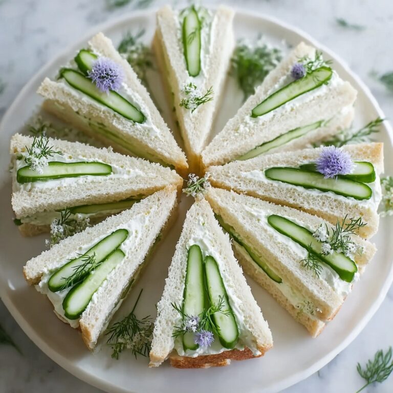 Classic Cucumber Sandwiches Recipe