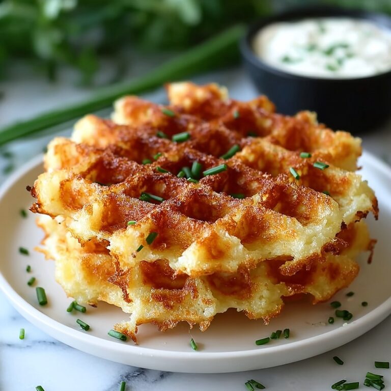 Savory Hashbrown Chaffle Recipe