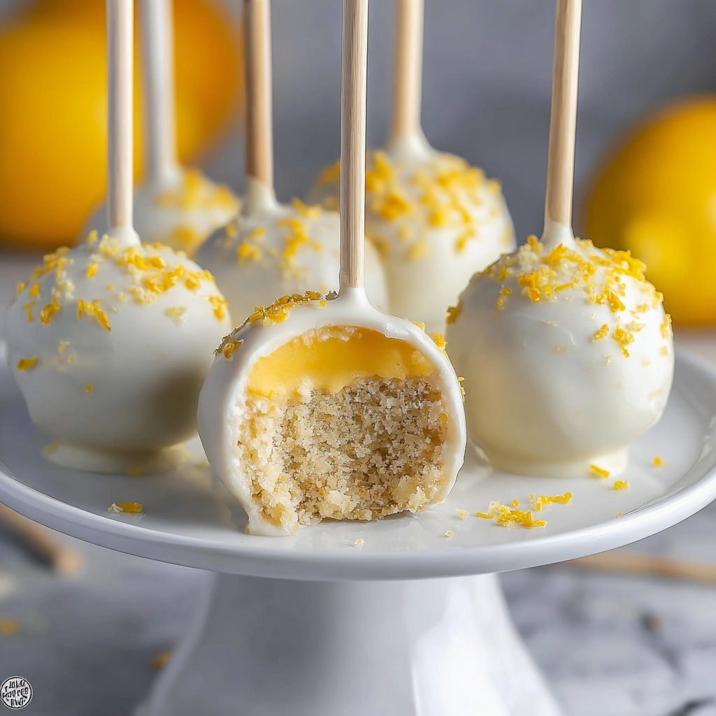 Lemon Meringue Cake Pops Recipe - Recipe Image