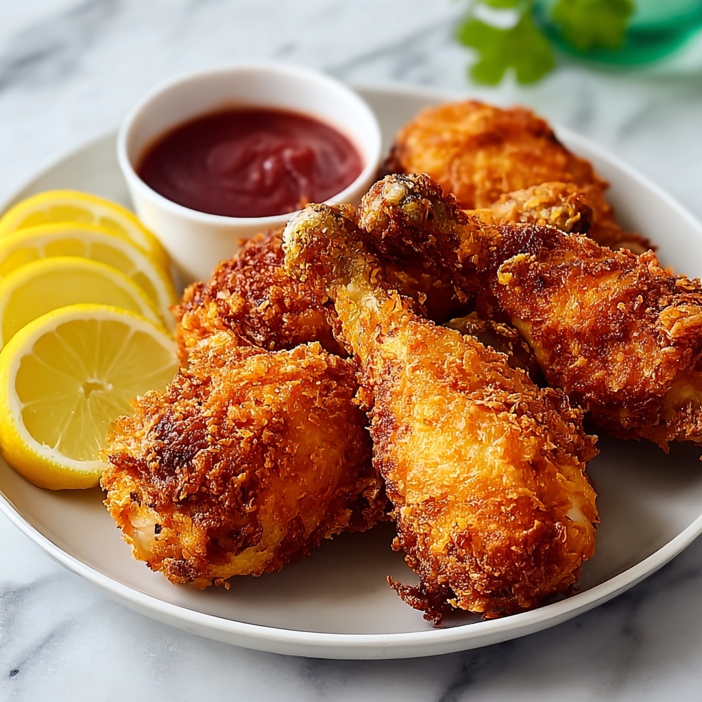 Pollo Campero-Style Air Fryer Fried Chicken Recipe - Recipe Image