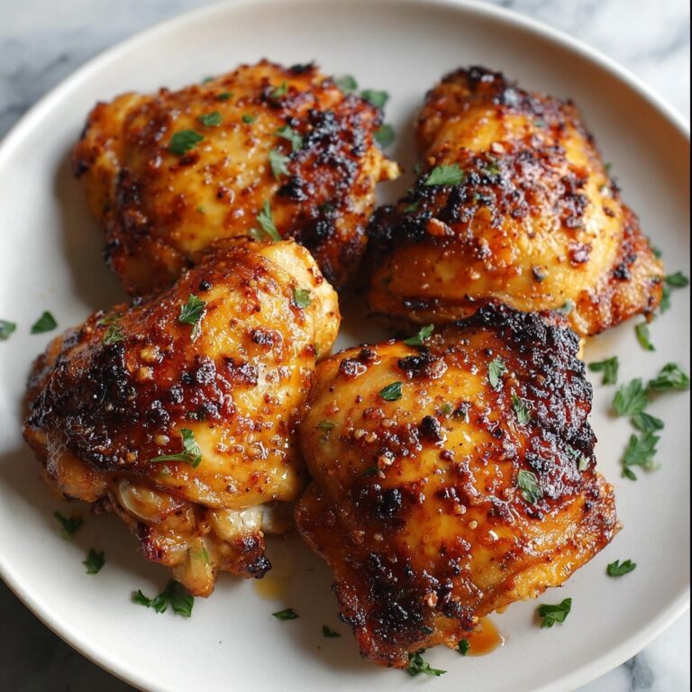 Oven Baked Boneless Chicken Thighs Recipe