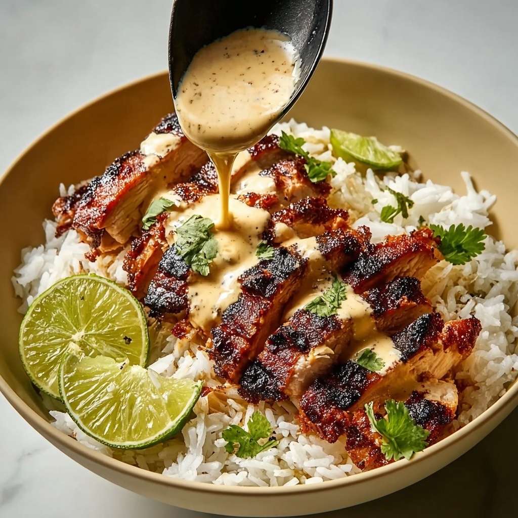 Sweet Chili Chicken Bowl with Coconut Lime Drizzle Recipe - Recipe Image
