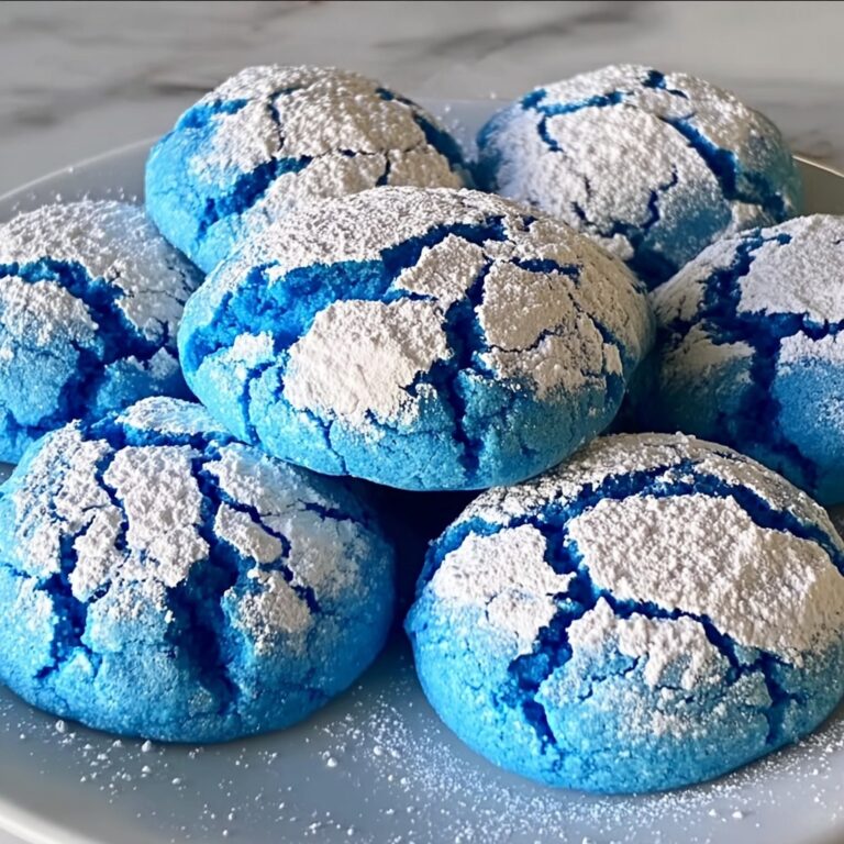 Blue Crinkle Cookies: Easy Festive Treats Everyone Will Love Recipe