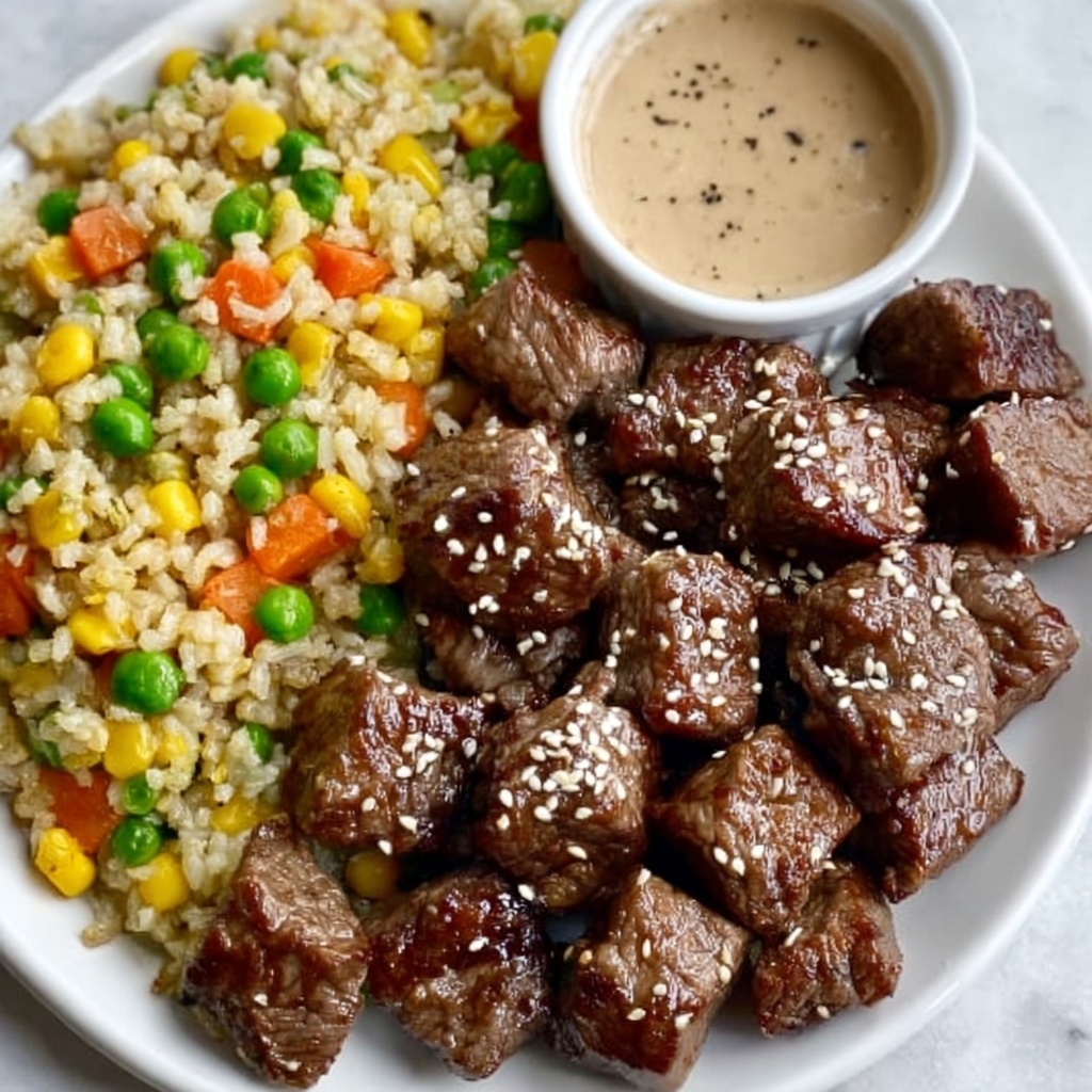 Easy Hibachi Steak with Fried Rice Recipe - Recipe Image