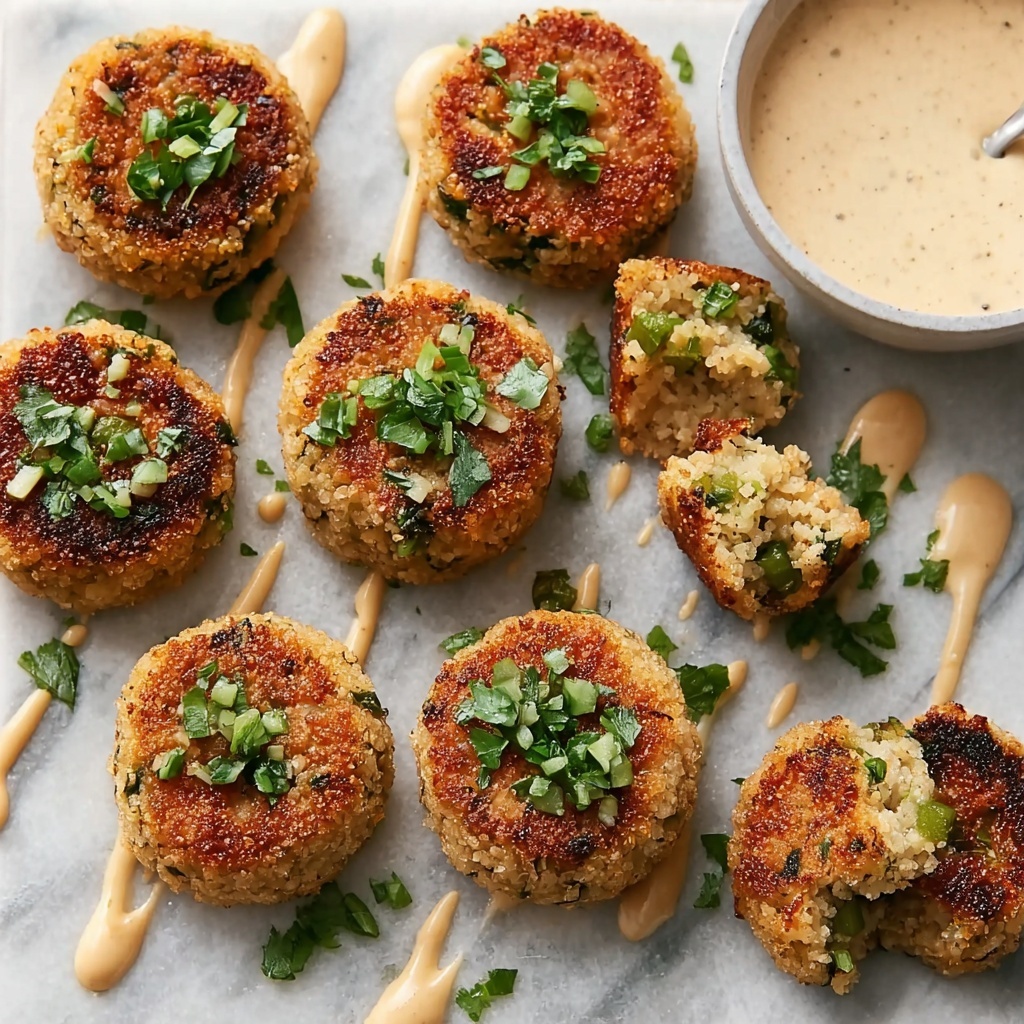 Baked Falafel with Tahini Sauce Recipe - Recipe Image