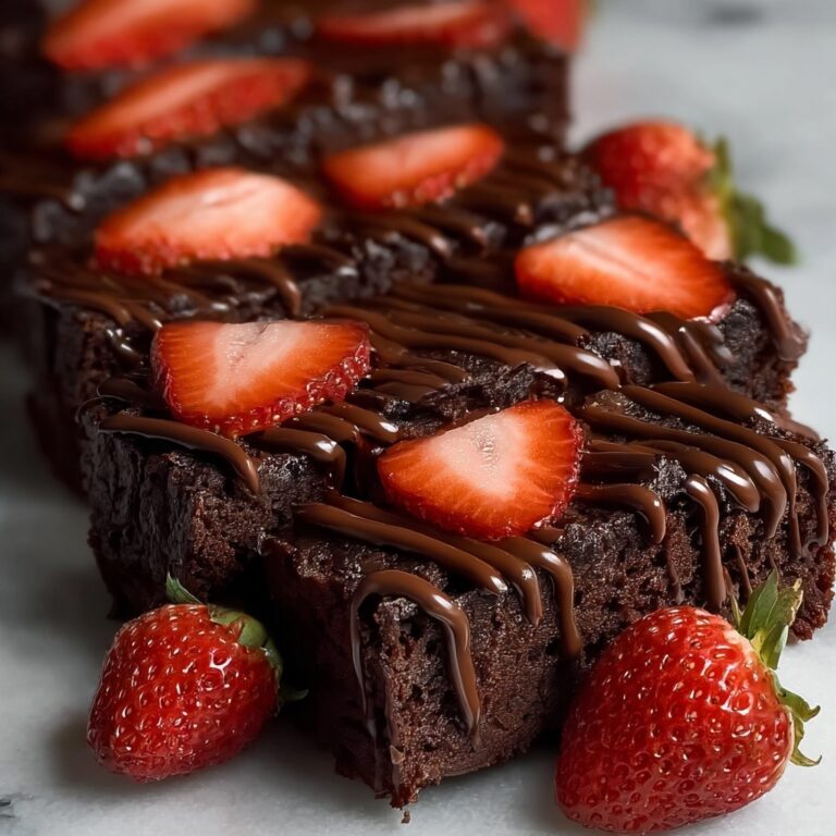 Chocolate-Covered Strawberry Brownies Recipe