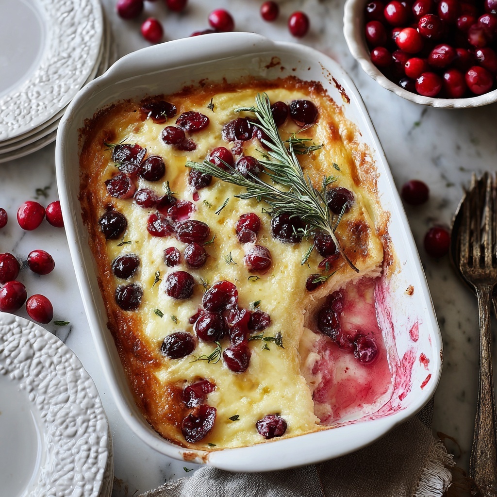 Baked Cranberry Cream Cheese Dip Recipe - Recipe Image