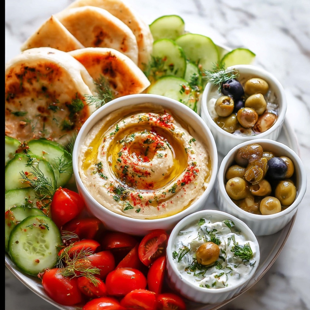 Greek Hummus Platter: 7 Flavorful Tips to Impress Recipe - Recipe Image
