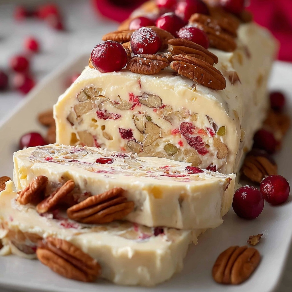 Cranberry Pecan Cheese Log Recipe - Recipe Image