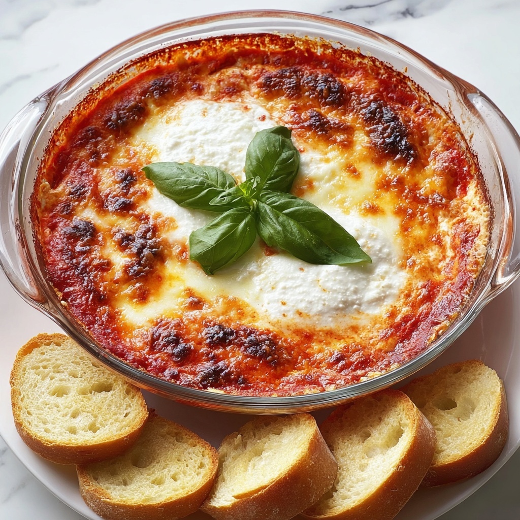 Baked Goat Cheese Marinara Dip Recipe - Recipe Image