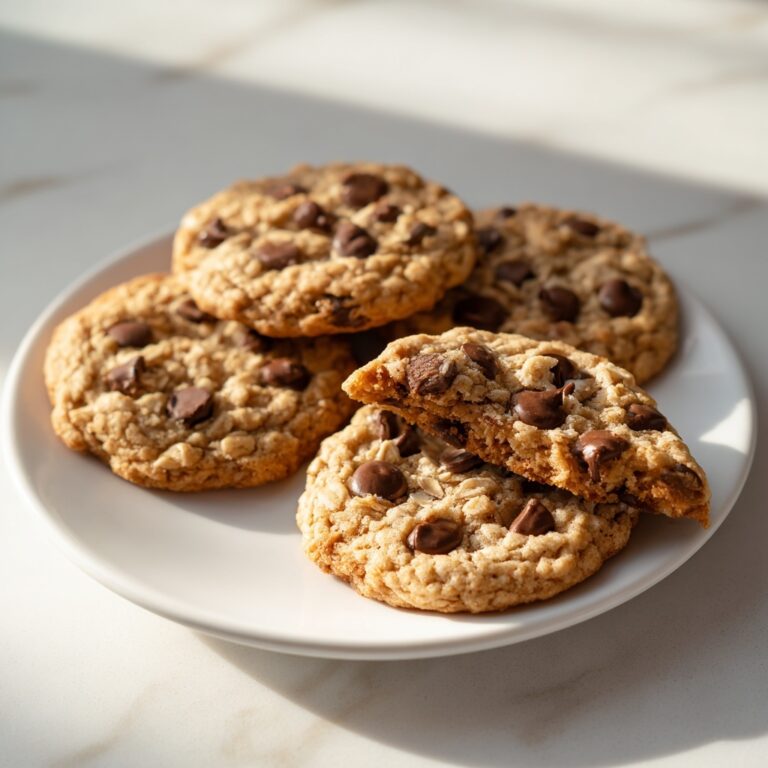 Chocolate Chip Banana Oatmeal Cookies Recipe